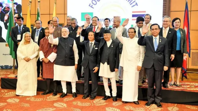 बिम्सटेक के चौथे शिखर सम्मेलन की तस्वीर