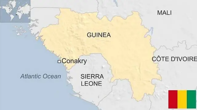 Ikarita igaragaza Guinea