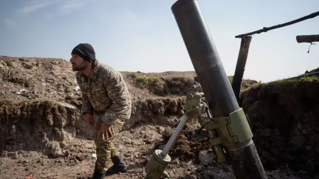 На передовой