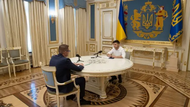 Володимир Зеленський та Іван Баканов