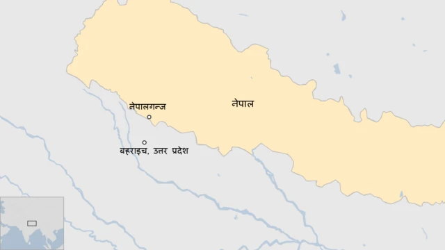 नेपालगन्ज देखिने नक्सा