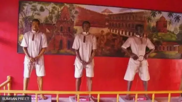 Sawir gacmeed muujinaya guumeystaha Ingiriiska sida uu macabiisya ula dhaqmayey