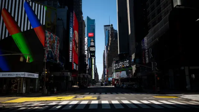 New York koronavirüs vakasının en çok görüldüğü eyalet.