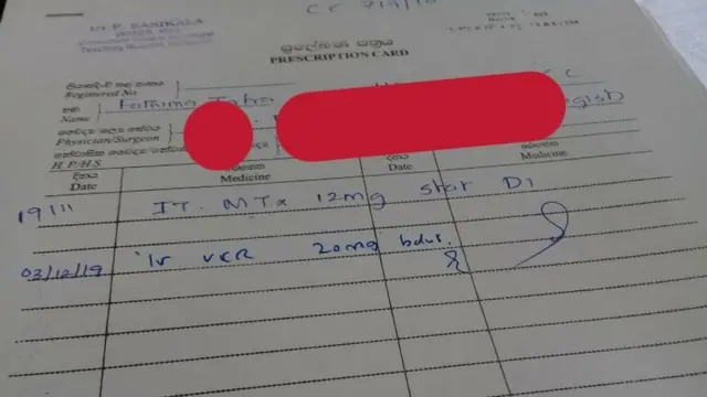 மருந்து அளவை மாற்றி எழுதிய மருத்துவர்