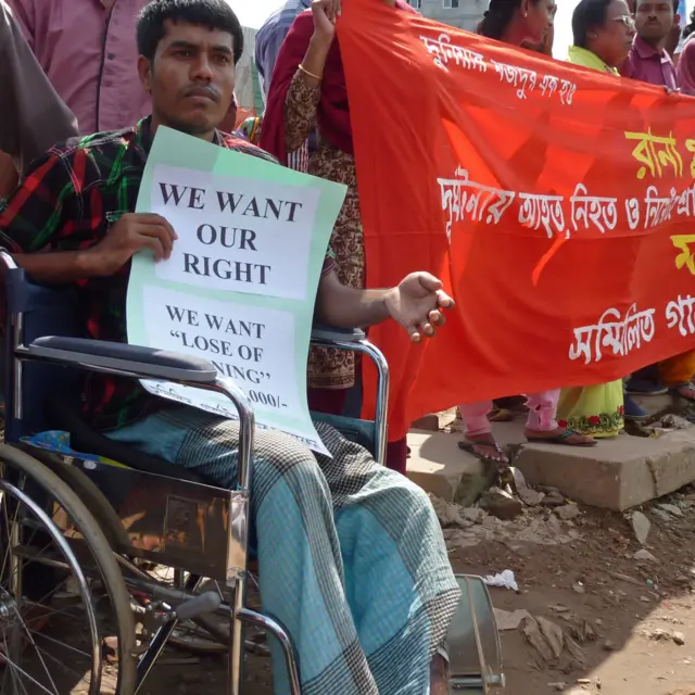 কাজ খুঁজে পাননি অনেক আহত শ্রমিক