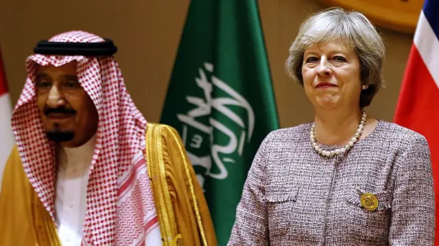 نخست وزیر بریتانیا و پادشاه عربستان