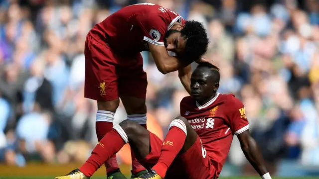 Sadio Mane and Mo Sallah