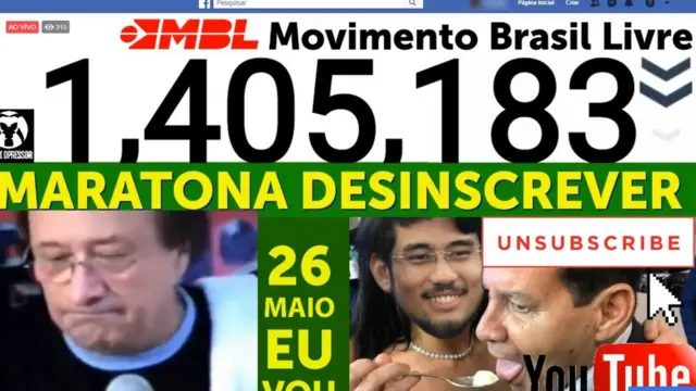 Página que fez transmissão ao vivo da desinscriçãocasino online demopessoas da página do MBL