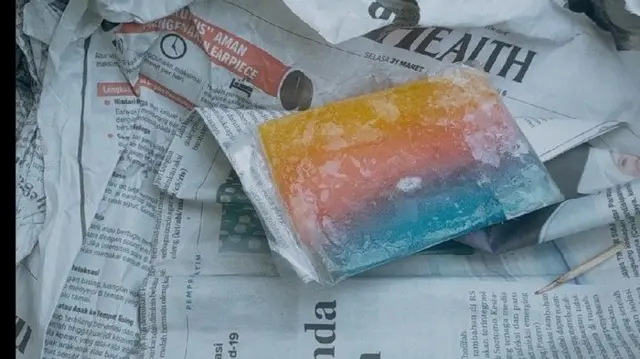 Foto Ilustrasi es kue gabus.