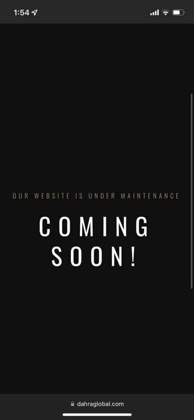 కంపెనీ పాత వెబ్‌సైట్