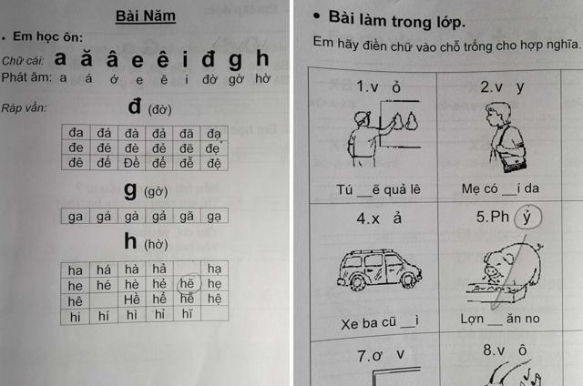 Một cuốn sách học tiếng Việt tại Mỹ