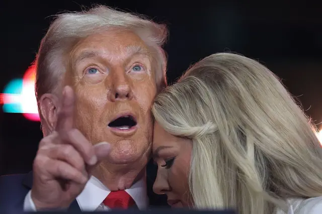 Трамп и Эрика Кирк
