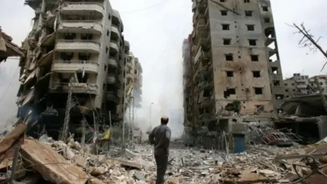 Hezbollah's strongholds in Beirut were targeted in the 2006 war with Israel