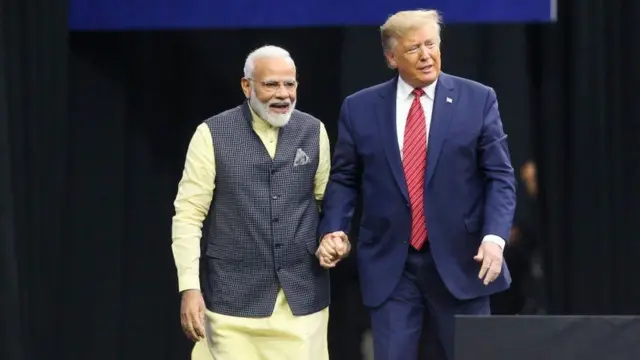 નરેન્દ્ર મોદી અને ડોનાલ્ડ ટ્રમ્પ