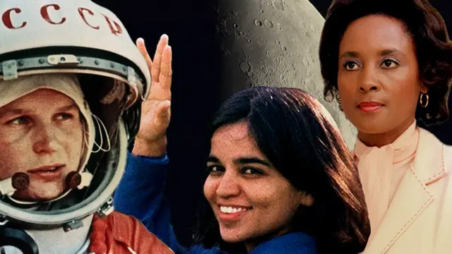 Valentina Tereshkova, Kalpana Chawla e Annie Jean Easley