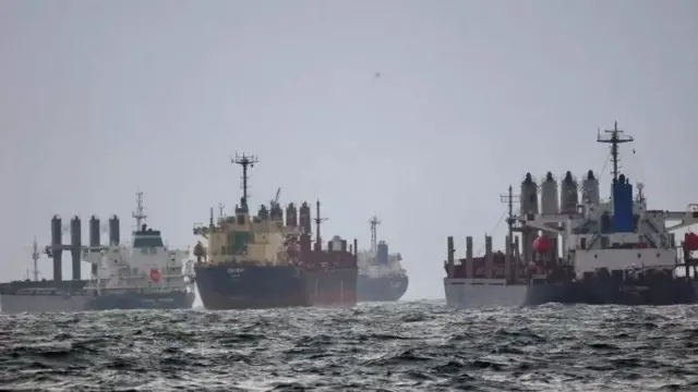 کشتی‌های حامل غلات اوکراین در انتظار بازرسی امنیتی دریای سیاه - توافق صدور غله از دریای سیاه با میانجیگری ترکیه و سازمان ملل به دست آمد