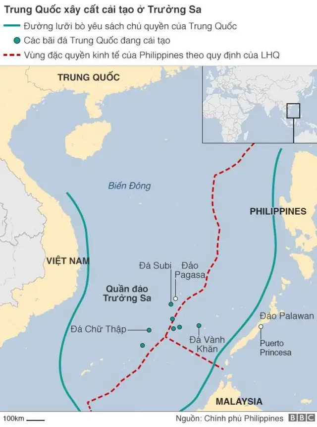 South China Sea map