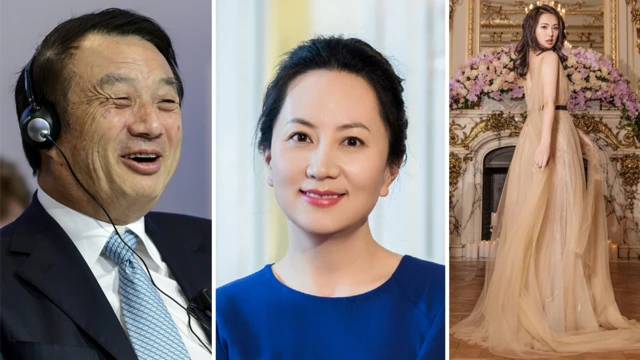 Ren Zhengei, Meng Wanzhou e Annabel Yao