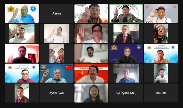 အွန်လိုင်းကနေ ပြုလုပ်တဲ့ NUG နဲ့ ချင်းပြည်ကောင်စီတို့ရဲ့ ဆွေးနွေးပွဲ 
