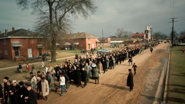 Марш за гражданские права в городе Cелма (Алабама). Март 1965 года