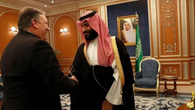 بن سلمان وبومبيو