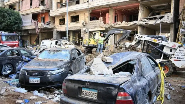 Israeli air strike on Beirut, Lebanon