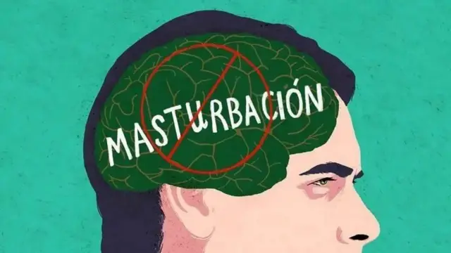 Picture representation of masturbation for di brain