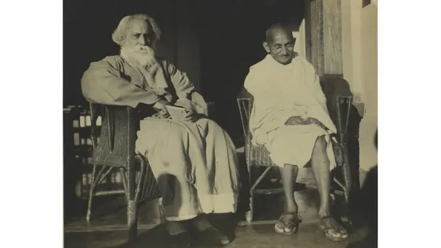 రవీంద్రనాథ్ ఠాగూర్, గాంధీ