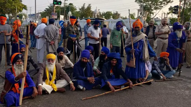 ਮੁਹਾਲੀ ਵਿੱਚ ਧਰਨਾ