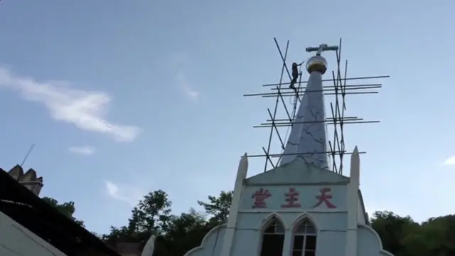 Iglesia en el este de China.