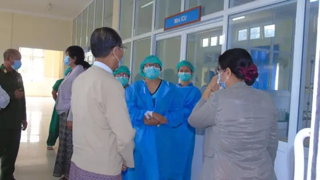 ယူအန်ဝန်ထမ်း ကိုဗစ်လူနာကို နေပြည်တော်ခုတင် ၁၀၀၀ ဆေးရုံမှာ ကုသပေးနေပါတယ်