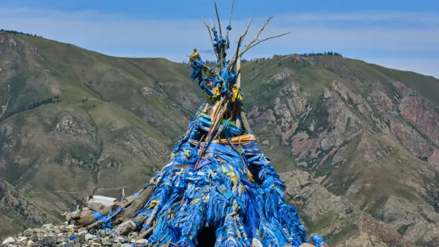 Altar en Mongolia.