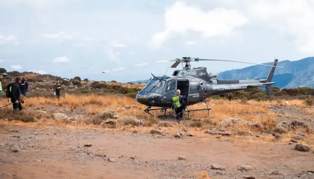 Iyi kajugujugu yakoze impanuka ikimara guhaguruka ahazwi nka Barafu Camp ku musozi wa Kilimanjaro