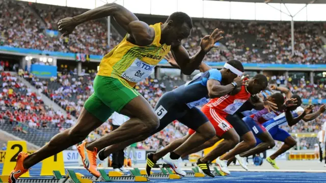 Prueba de los 100 metros planos