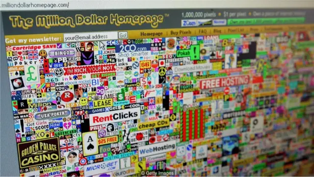 The Million Dollar Homepage