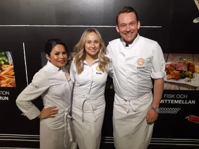 with Gabriel Jonsson and Emilia Nilsson