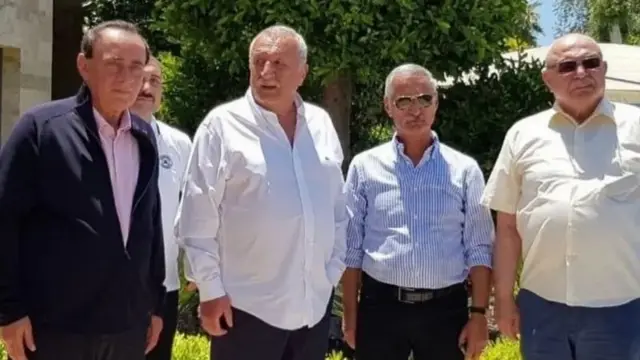 Alaattin Çakıcı, Mehmet Ağar, Korkut Eken, Engin Alan yanyana
