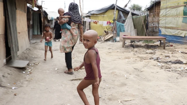 दिल्ली स्थित रोहिंग्या बस्ती