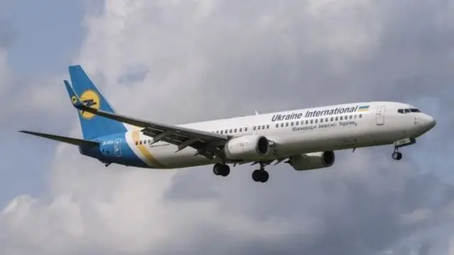 یک هواپیمای خطوط هوایی اوکراین