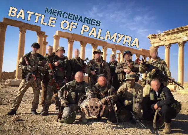 تعدادی از نیروهای واگنر در پالمیر سوریه