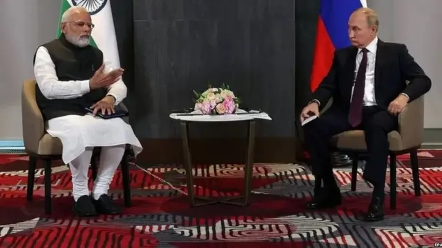 पुतिन और मोदी