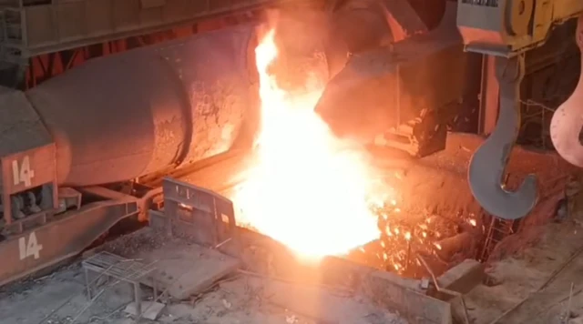 स्टील प्लांट दुर्घटना
