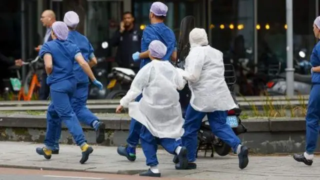 Equipes médicas fugiram do hospital que foi atacado 