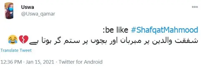 شفقت محمود، پاکستان، تعلیم