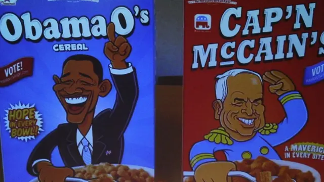 The custom-designed cereal boxes sold by Airbnb's founders