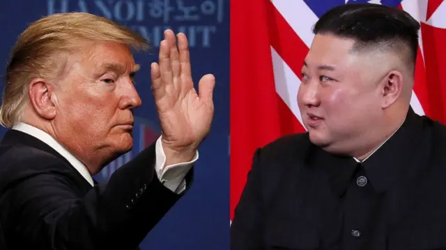 트럼프 대통령과 김정은 위원장
