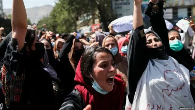 ਕਾਬੁਲ ਵਿੱਚ ਔਰਤਾਂ ਨੇ ਵੱਡੀ ਗਿਣਤੀ ਵਿੱਚ ਮੁਜ਼ਾਹਰਾ ਕੀਤਾ