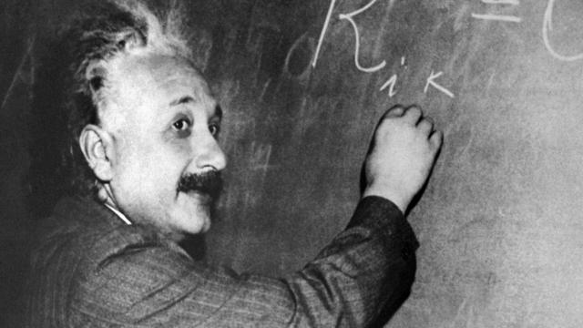 Архивное фото Эйнштейна
