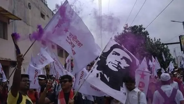 वामपंथियों की रैली