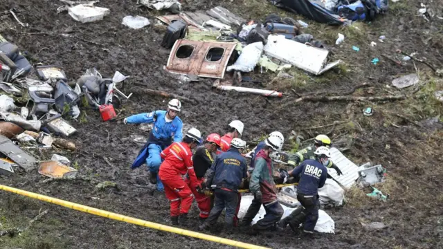 Место крушения самолета AE Avro